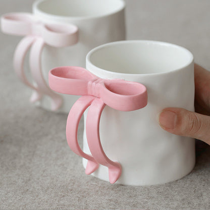 Matte Ceramic Bow Mug 🎀