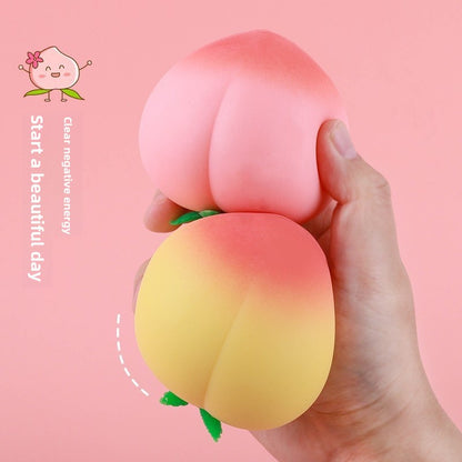 Jumbo Squishy Peach Stress Relief Fidget Toy 🍑
