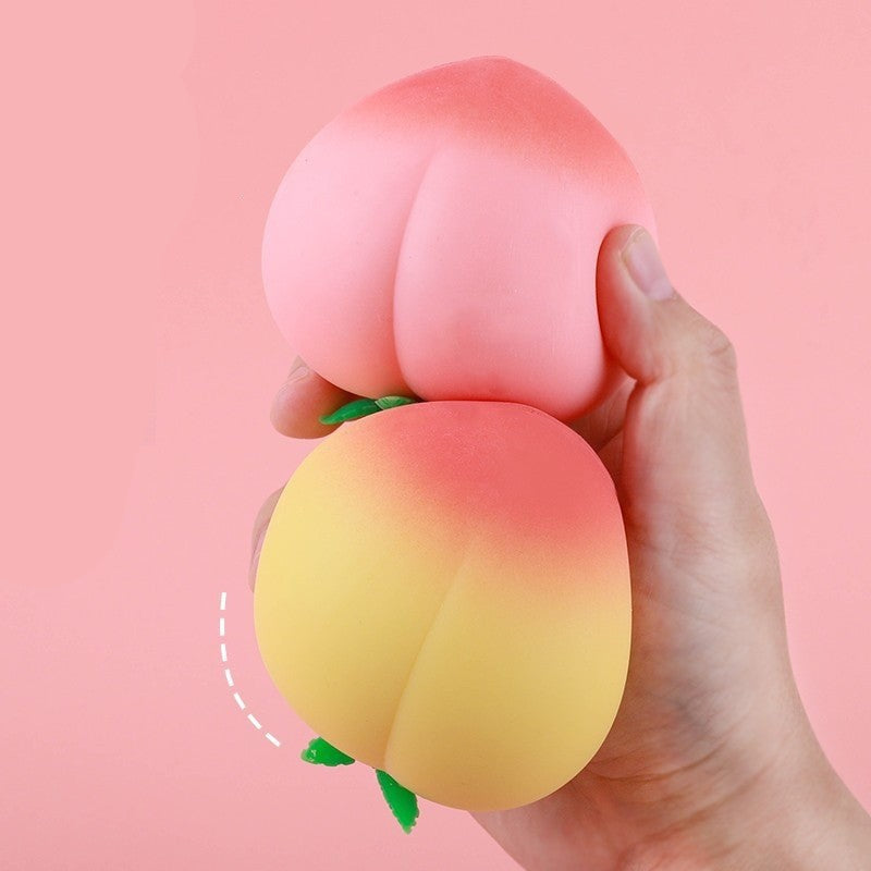 jumbo squishy peach toy