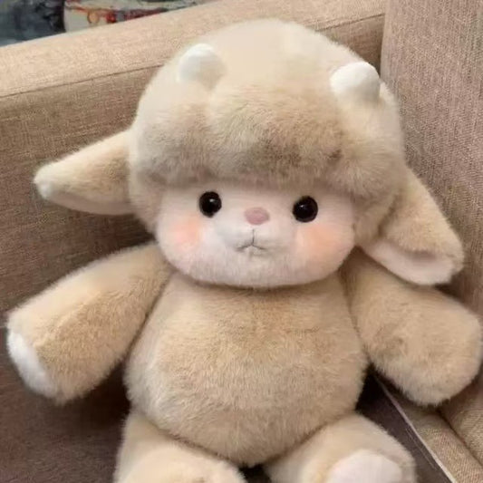 Chubby Khaki Lamb Soft Plushy 🐑