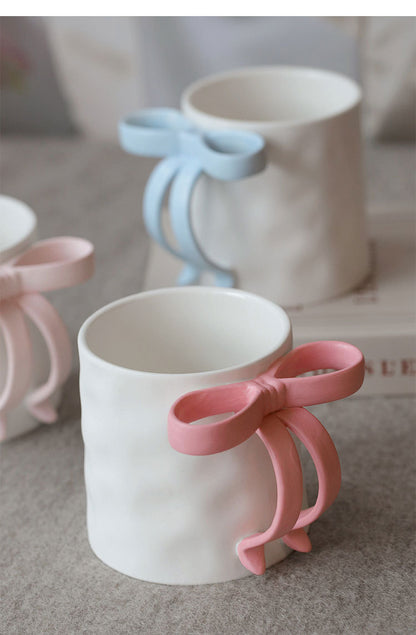 Matte Ceramic Bow Mug 🎀