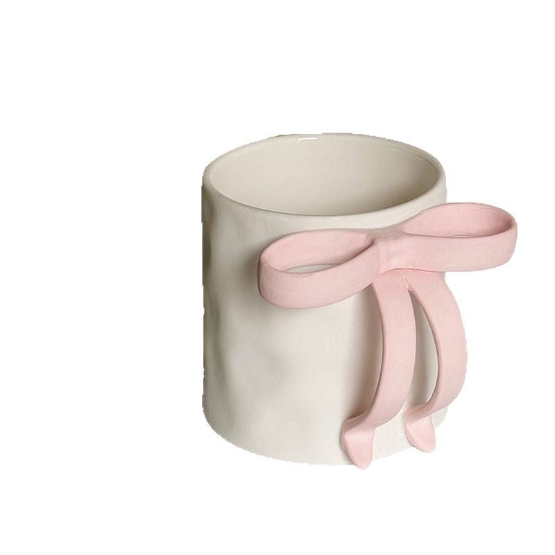Matte Ceramic Bow Mug 🎀
