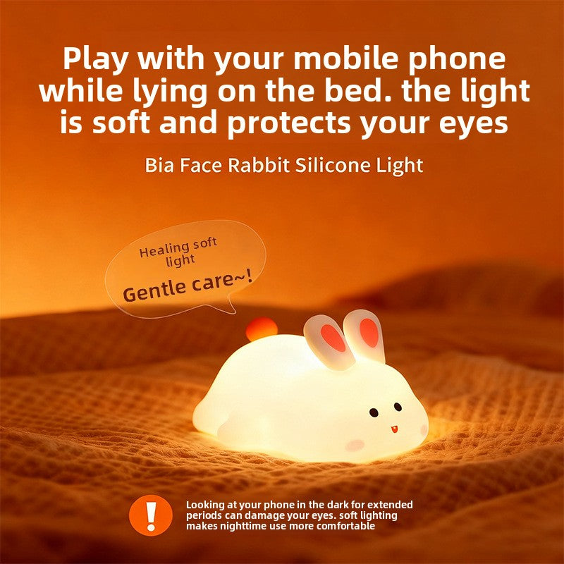 Big Face Rabbit Silicone Night Light 🐰