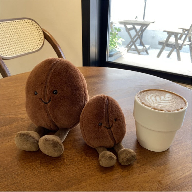 Coffee bean plush toy
