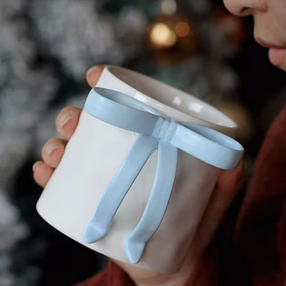 Matte Ceramic Bow Mug 🎀
