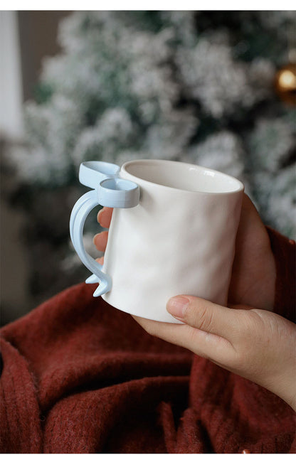 Matte Ceramic Bow Mug 🎀