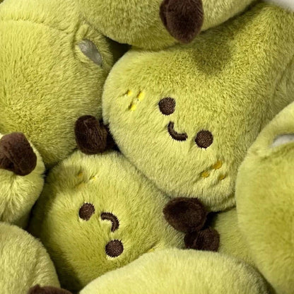 Cute Pear Plush Keychain Bag Charm Mini Plushie 🍐