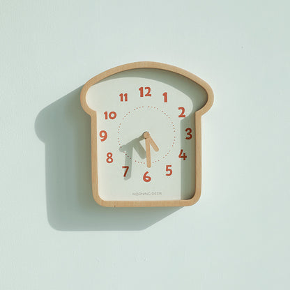 Silent Wood Wall Desk Dual-Use Clock