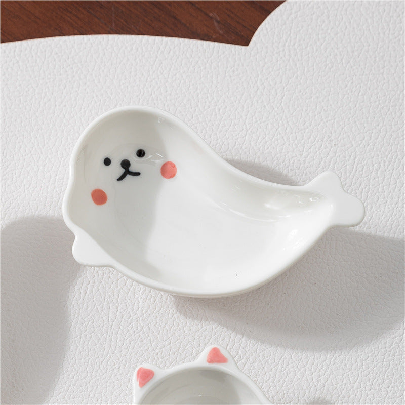 Cute Animal Ceramic Mini Dish Trinket Tray 🦭😻