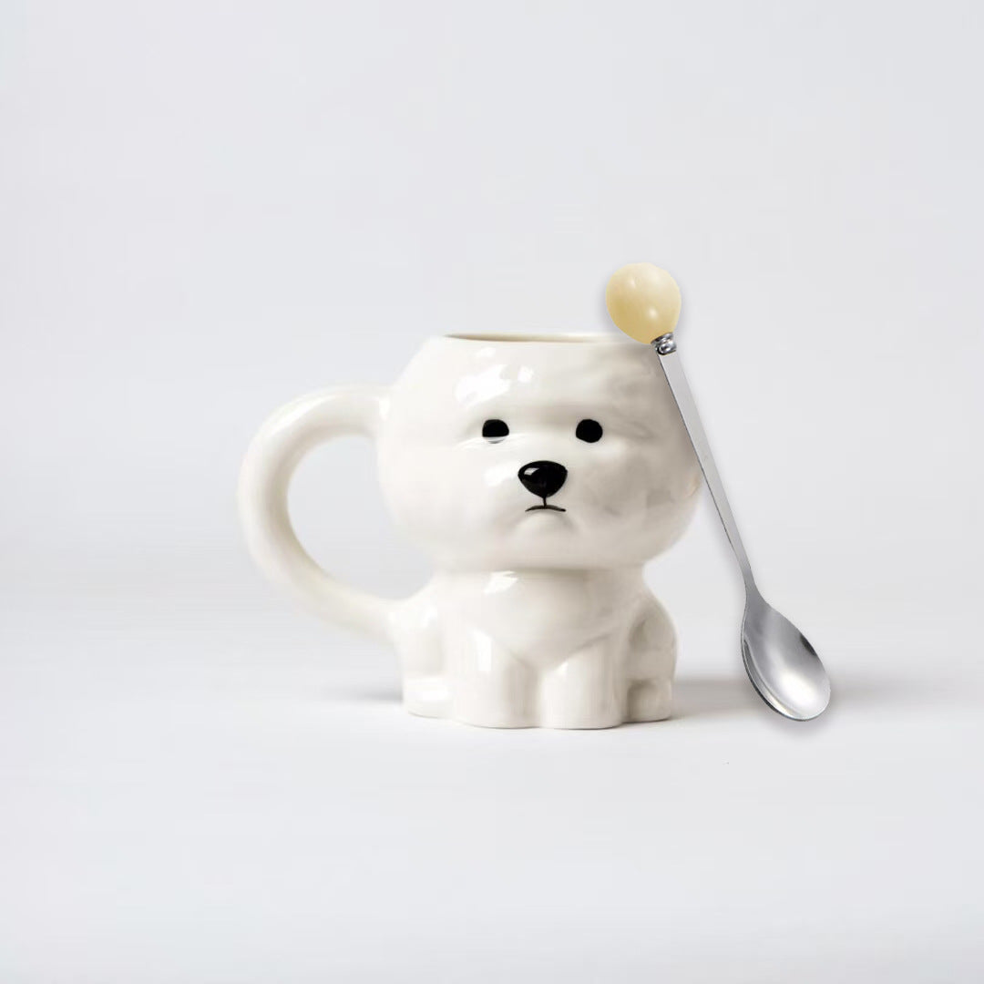 Bichon Frise Puppy Ceramic Mug 💟