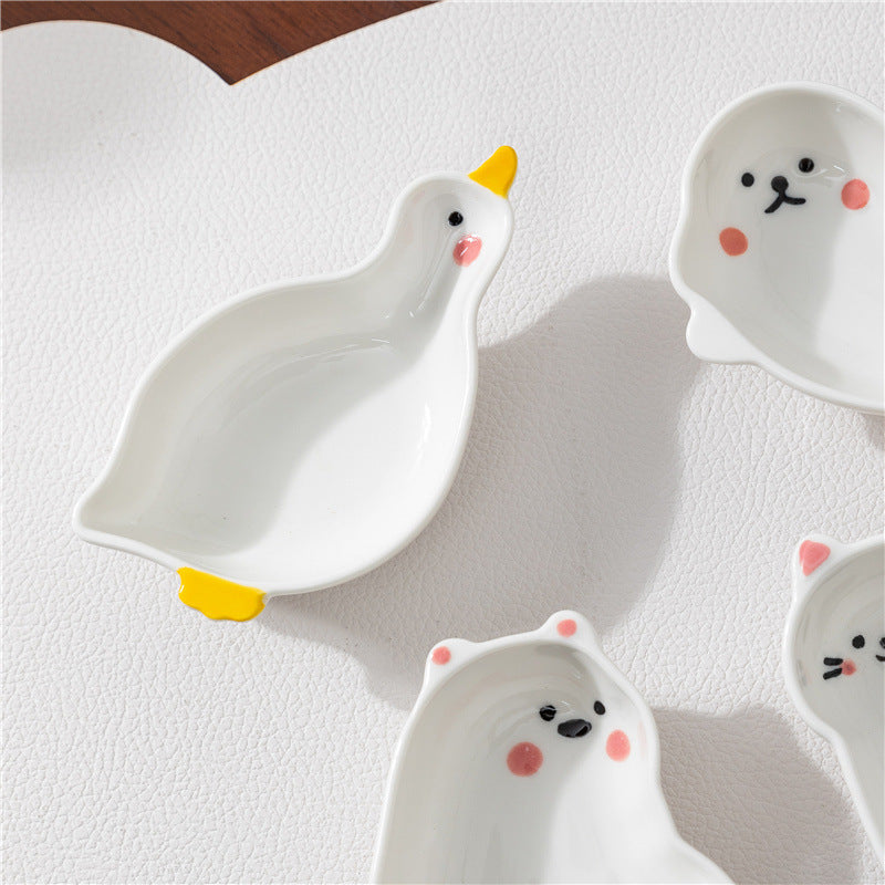 Cute Animal Ceramic Mini Dish Trinket Tray 🦭😻
