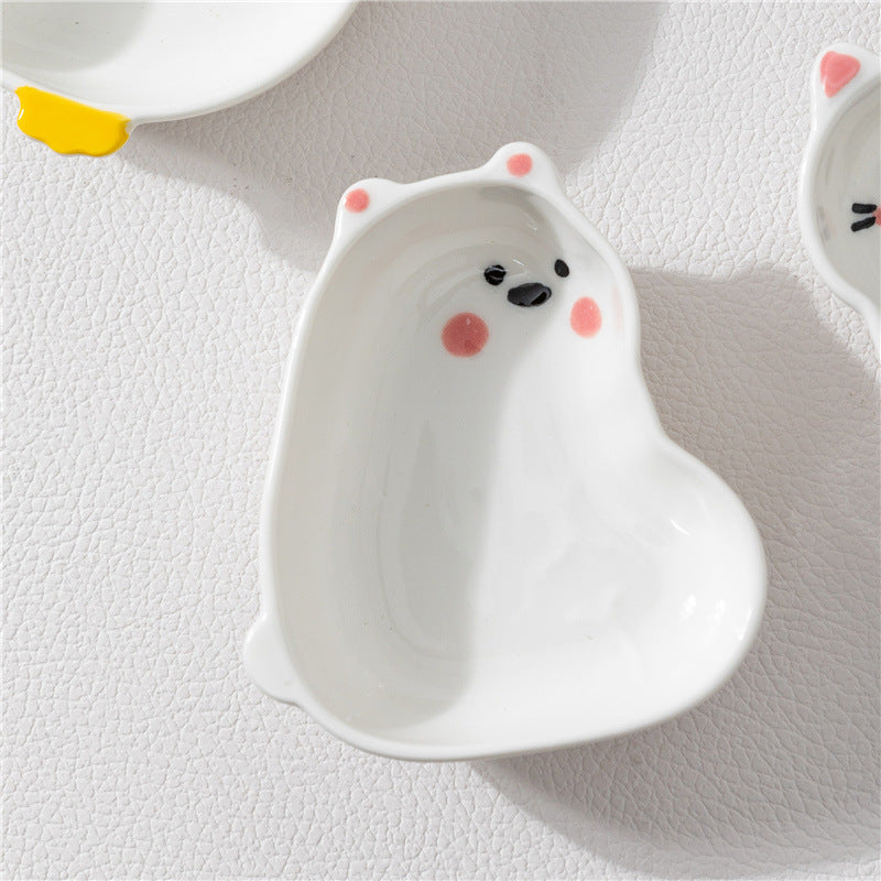 Cute Animal Ceramic Mini Dish Trinket Tray 🦭😻
