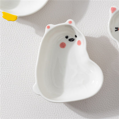 Cute Animal Ceramic Mini Dish Trinket Tray 🦭😻