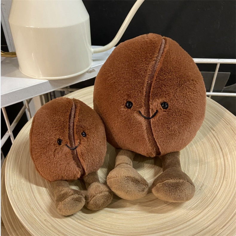 Coffee bean plush toy