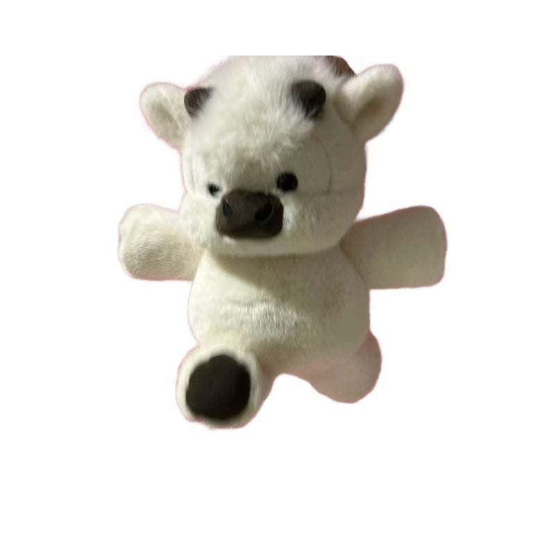 Cute Cartoon Calf Plush Toy Fluffy Cow Stuffed Animal 🐄