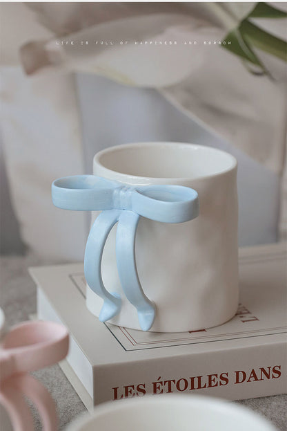 Matte Ceramic Bow Mug 🎀
