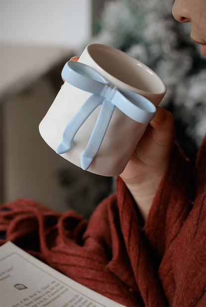 Matte Ceramic Bow Mug 🎀