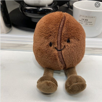 Coffee bean plush toy