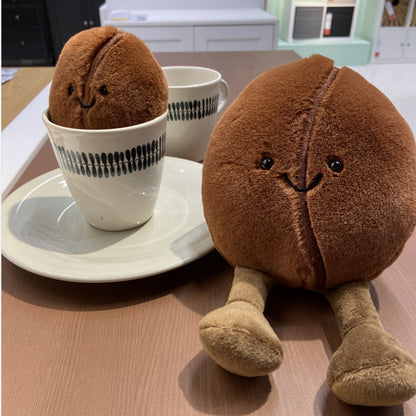 Coffee bean plush toy