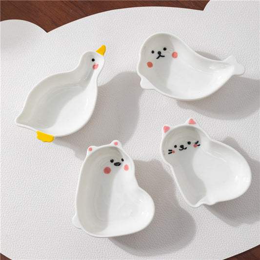 Cute Animal Ceramic Mini Dish Trinket Tray 🦭😻