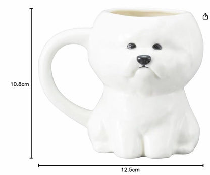 Bichon Frise Puppy Ceramic Mug 💟