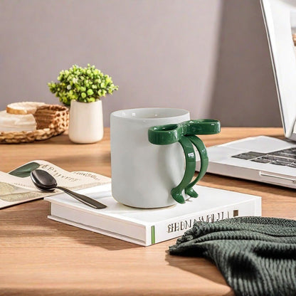 Matte Ceramic Bow Mug 🎀
