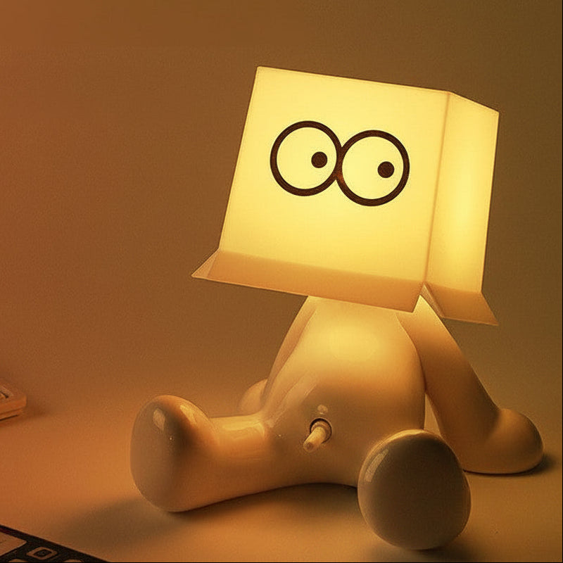 quirky rgb box figure lamp