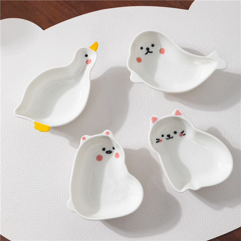Cute Animal Ceramic Mini Dish Trinket Tray 🦭😻