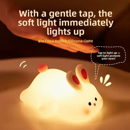 Big Face Rabbit Silicone Night Light 🐰